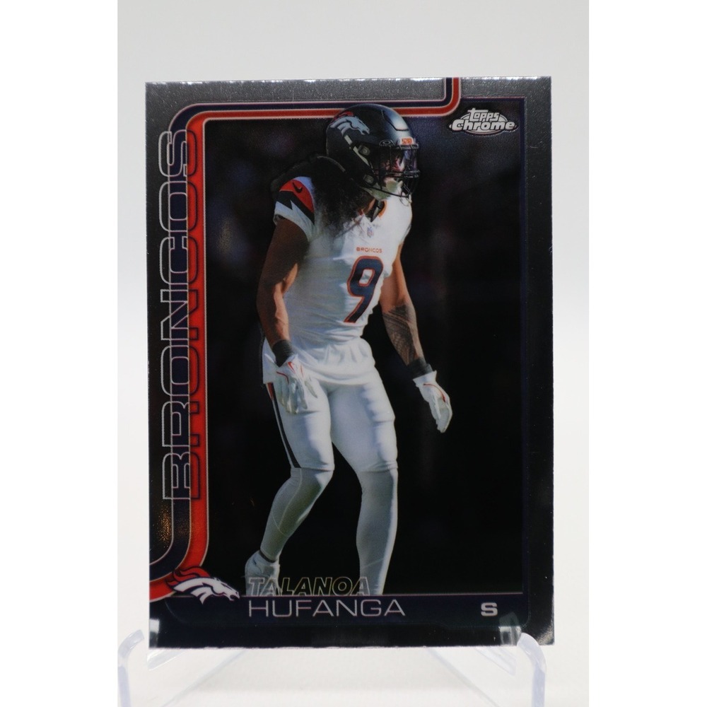 2025 Topps Chrome Football Base #94 Talanoa Hufanga Broncos